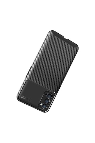 Oppo Reno 4 Kilif Karbon Silikon Case 449337565