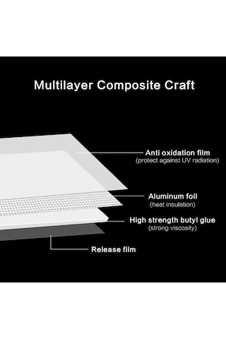 Novahub 10m Su Geçirmez Bant, Çatı Sızdırmazlık, Yüksek Sıcaklık Dayanımı, Boru Ve Duvar Kaçakları İçin Süper Yapışkanlı Bandı, 5cm X 10m/