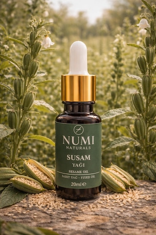 Susam Yağı 20 Ml %100 Saf Sesame Oil Doğal Cilt Ve Saç Bakım Yağı