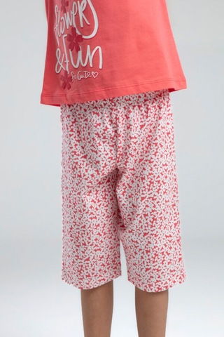 Xo Kids Kız Çocuk Pijama Takım 9-14 Yaş 3612 Nar