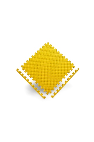 50x50 13mm Damla Desen Puzzle Tatami Minder Spor Yoga Pilates Oyun Matı Sarı