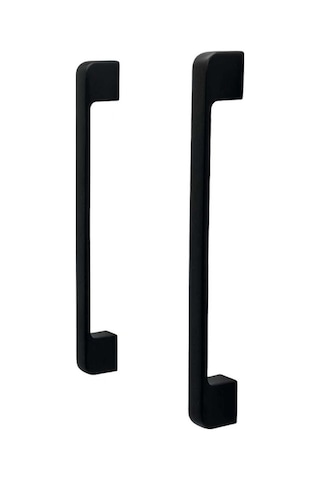 Arel Mat Siyah Tv Ünitesi Vestiyer Yatak Odası Mutfak Dolap Çekmece Kulpu 128 Mm 12,8 Cm 5 Adet