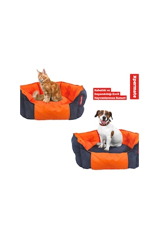Xpermate Biscuit Tüy Tutmaz Kedi Köpek Yatağı 60 x 55 x 28 CM