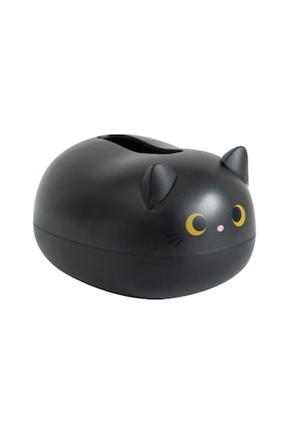 Xurunkeji Sevimli Oturma Odası Peçete Saklama Kutusu Mutfak Kağıt Kutusu Masaüstü Tuvalet Kağıdı Tutucu Banyo Yatakhanesi İçin - Siyah Siyah