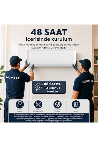 Kumtel Hinoki KMSAC-18 18.000 Btu A++ Inverter Duvar Tipi Split Klima Montaj Dahil