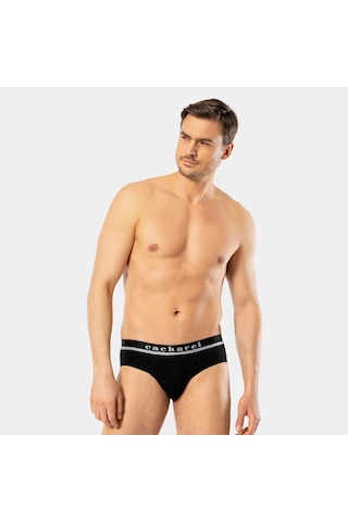 Cacharel Erkek Lastikli Slip 1312/siyah Çok Renkli