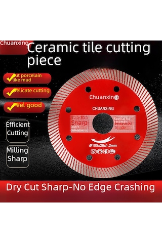 Aubyhe Seramik, Mermer Ve Tam Seramik Levhalar İçin Ultra İnce Kırılmaz Kesim Diski - Profesyonel Açımlı Motor Uyumlu, Su Olmadan Kuru Kesim