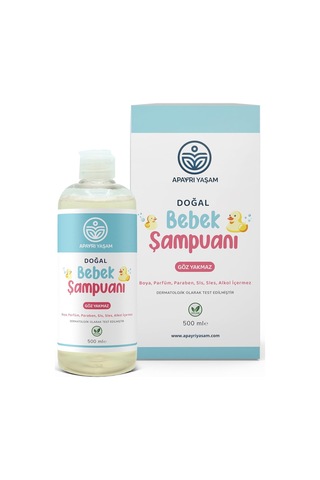 Apayrı Yaşam Doğal Bebek Şampuanı 500 Ml