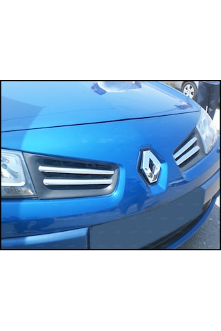 Renault Megane 2 Krom Ön Panjur 4 Prç. P.Çelik 2006-2009 Arası