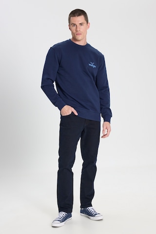 Wrangler Regular Fit Normal Kesim Bisiklet Yaka %100 Pamuk Lacivert Sweatshirt W6895935358 Navy