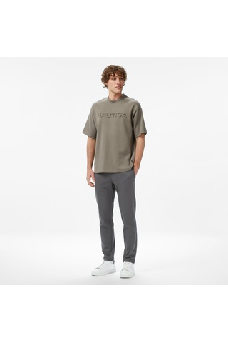 Nautica Erkek Kahverengi Regular Fit Baskılı T-shirtbaskılıv55227t