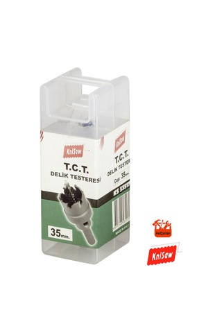 Knisaw Delik Testere 35mm Çap inox Paslanmaz Saca Uygundur