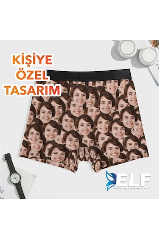 Kişiye Özel Yılbaşı Boxer Resimli Fotoğraflı Resimdeki Renk