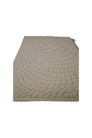 Festival Evva 6704 Kabartma Desen Saçaksız Halı 160X230 Krem 4M2
