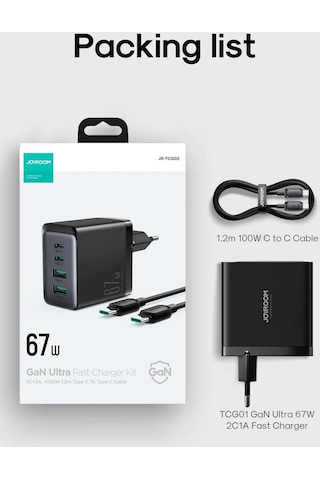 Joyroom 67 W Pd Usb Çoklu Şarj Kablosu