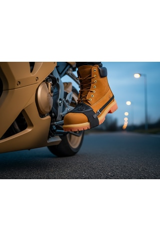 Mtndizlik Shiftarmor Motosiklet Ayakkabı Koruyucu ,vites Ayakkabı Koruyucu,motorcycle Shoe Protector,motosiklet Deri Aksesuar %100 Doğal Deri Tekbeden