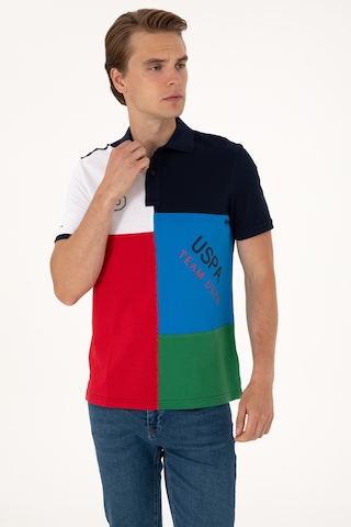 U.S. Polo Assn. Erkek Regular Fit Kobalt Mavi Polo Yaka Tişört 50300154-VR077