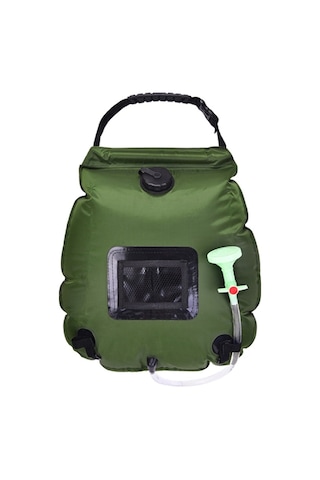 Aotu At6628 20l Outdoor Güneş Isıtmalı Duş Çantası Haki