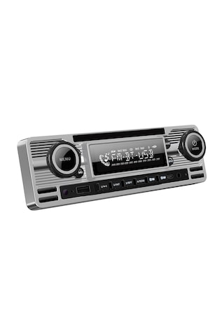 Soundmax Sx-mx61cl Retro Stil Gümüş Renk Teyp Bluetooth/usb/aux/fm/4 50w/mp3