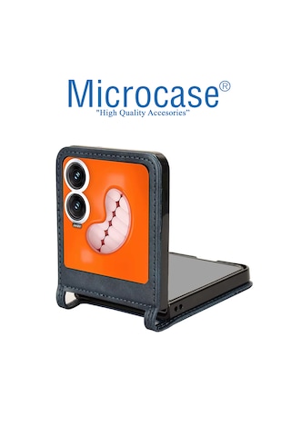Microcase Tecno Phantom V Flip2 Retro Tasarım Kartlıklı Deri Kılıf-al5119 Renk