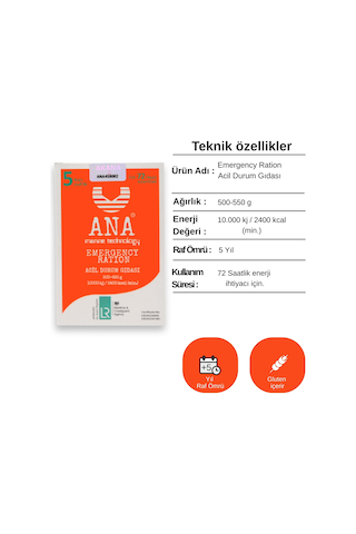 Akana Ana Acil Durum Gıdası 4 x 125 G