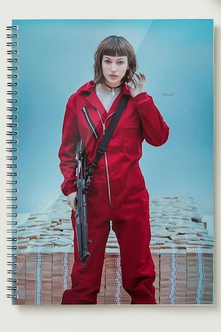 Squit Game Tokyo A5 Metal Spiralli Çizgisiz Sert Kapak Squit Game Defter