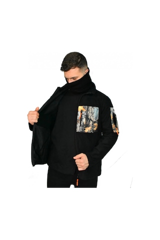 Mysia Outdoor Siyah Orman Taktik Polar Mont Avcı 7 Cep Çok Renkli