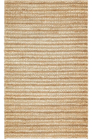 Eko Halı Netra S-1152 Natural Xw Farklı Örgü Dokusuna Sahip El Dokuma Naturel Jüt Hasır Halı - 80X300