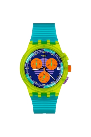 Swatch Susj404 Swatch Neon Wave" Unisex Kol Saati