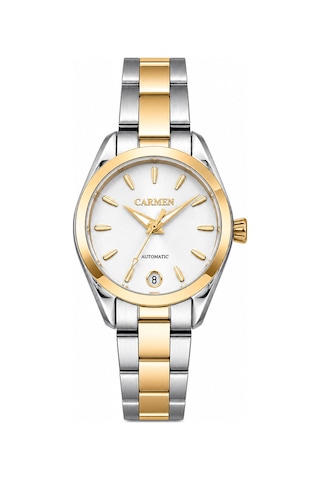 Carmen Crm.20035.05 Miyota Automatic Kol Saati Gold - Gri