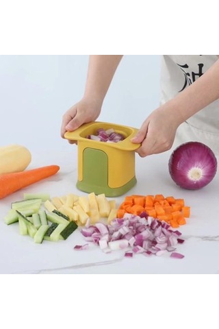 Çok Özellikli Sebze Doğrayıcı-sarı Sarı