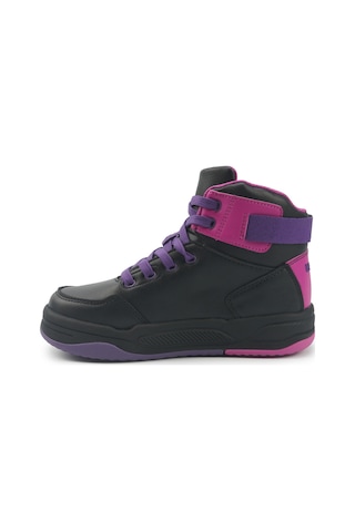 U.s. Polo Assn. Phıta Jr 5pr Siyah Kız Çocuk High Sneaker Siyah-fusya