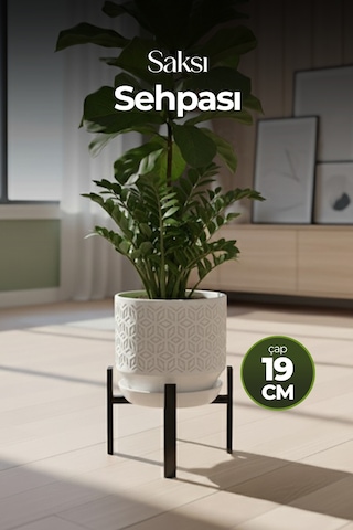 Dekoratif Saksı Sehpası Saksı Ayağı