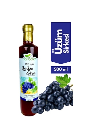 Üzüm Sirkesi 500 Ml - Organik Doğal Fermantasyon