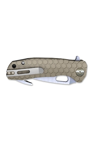 Honey Badger Hook Large Tan Kamp Çakı Kahverengi