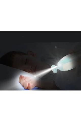 Bebek Tırnakları İçin Pilli Ledlü Tırnak Makası Tırnak Törpüsü