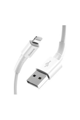 Baseus Mini White Cable Usb For İp 2.4a 1m White
