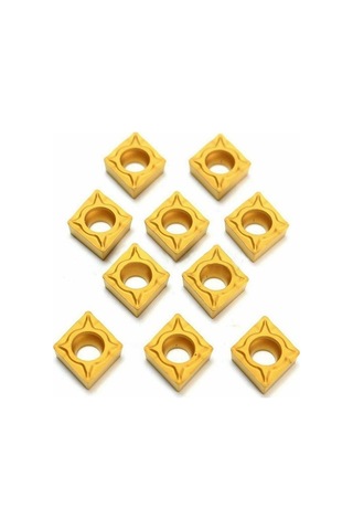 Pazly 10 Adet Ccmt060204-hm, Vp15tf Ekleme Aracı + Sclcr1212h06 Torna Takım Tutucu