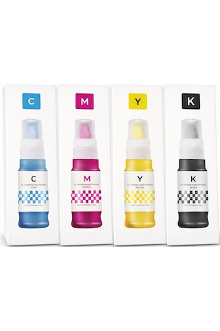 Canon Uyumlu Gı-45 Cmyk Takım 70ml Mürekkep Canon Uyumlu Gı-45 Cmyk Takım 70ml Mürekkep