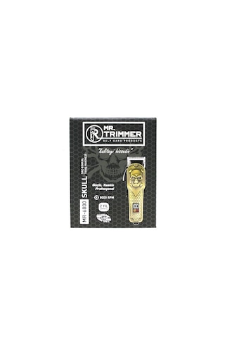 Saç - Sakal Kesme Traş Makinesi Ayarlanabilir Bıçak - 0,1mm-0,5mm 8000rpm 6 Farklı Kesim Mr-6800 Aklby-bsva58