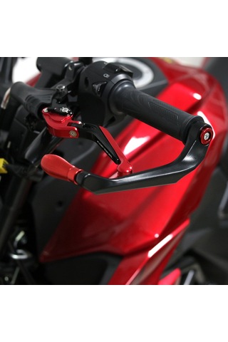 Dianziye Motosiklet Fren Kolu Koruyucu 18mm Universal Abs Kolluk Güvenlik Aygıtı Kırmızı 1 Çift