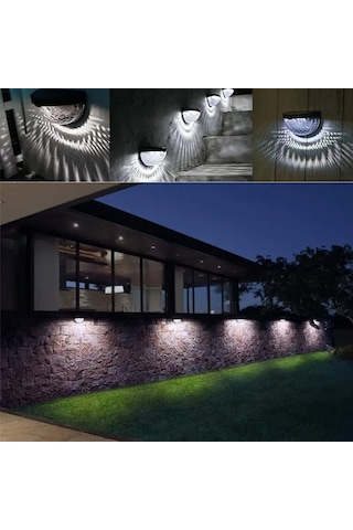 Greentech Güneş Enerjili Duvar ve Çit LED Aydınlatma / GT-SL23 Beyaz