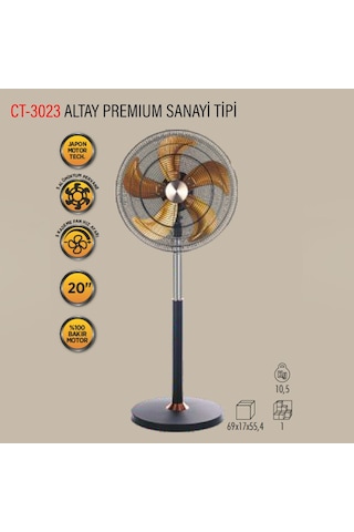 Cata Altay Sanayi Tipi Ayaklı Vantilatör
