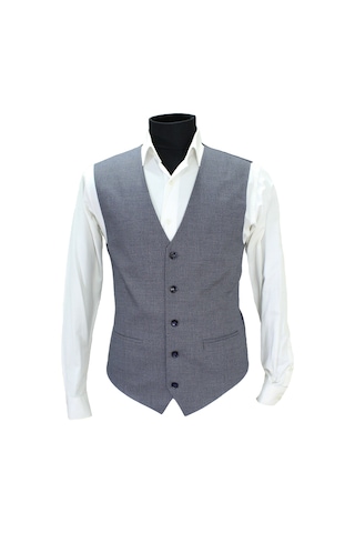 Mentor Regalo Erkek Yelek V Yaka Lacivert Desenli 50610 L