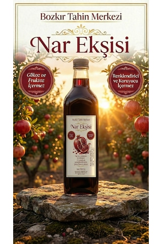 Bozkır Tahin Merkezi Saf Doğal Nar Ekşisi 700 G
