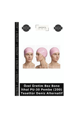 Astrid T Özel Üretim Bez Bone İthal Pu-30 Pembe 200 Tesettür Deniz Alternatif