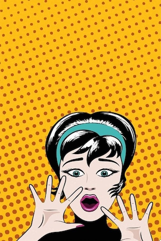 Sarı Pop Art Temalı Dokuma Leke Tutmaz Masa Örtüsü Mso069n11