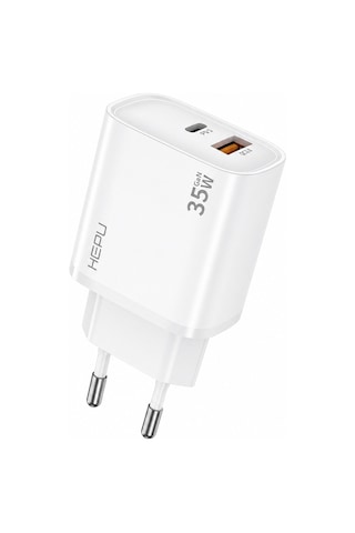 Hepu Hp-c30 35w Gan Hızlı Şarj Adaptörü Type-c Kablo Dahildir