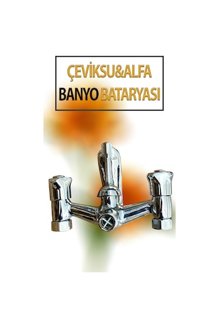 Alfa Model Banyo Bataryası Krom