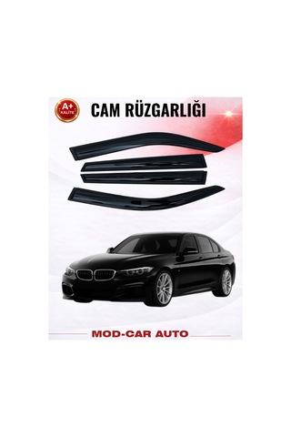 Renault Fluence Araca Özel Premium Cam Rüzgarlığı A+ Pianoblack